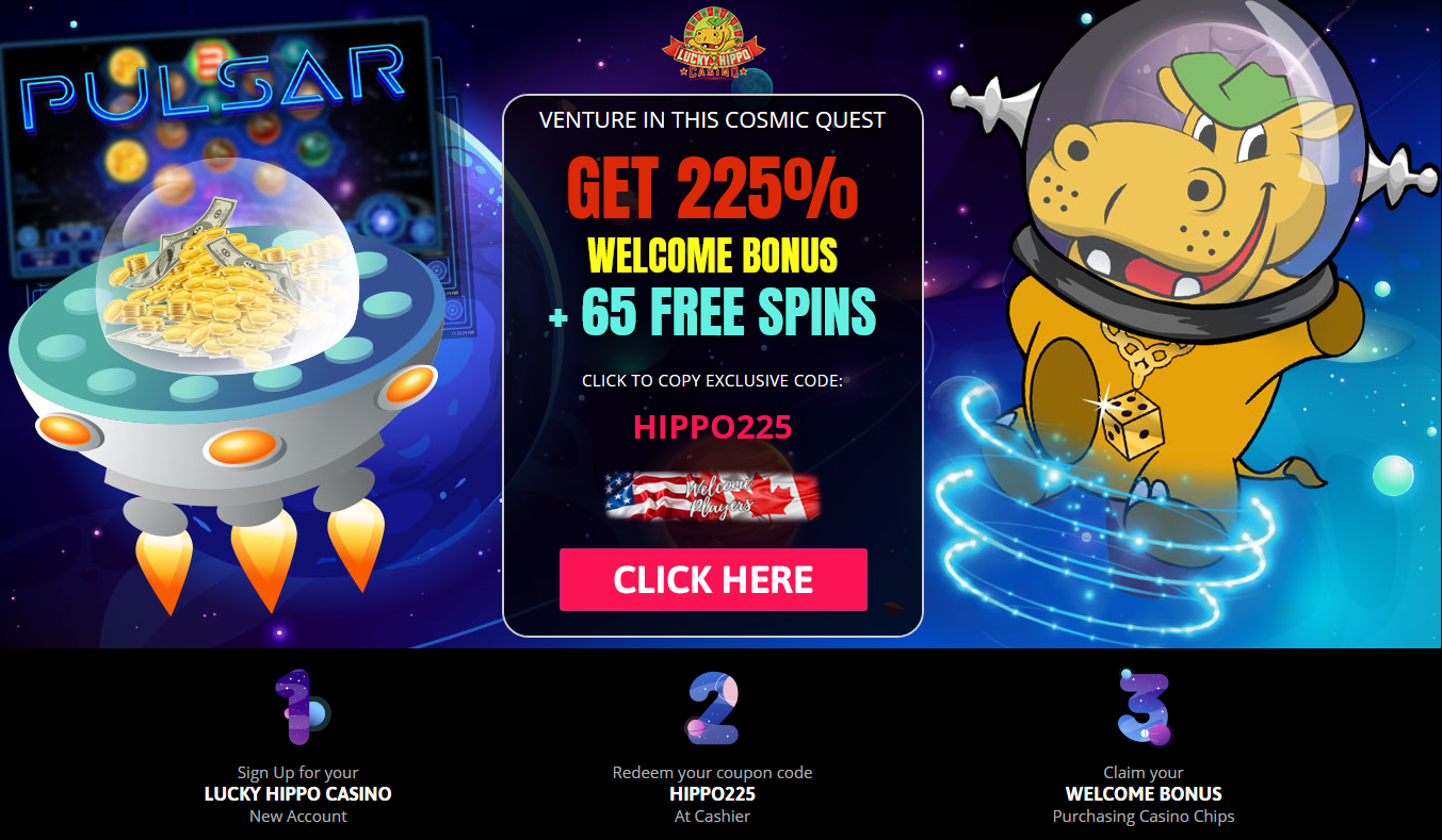 225% WELCOME BONUS + 65 FREE SPINS 225% WELCOME BONUS + 65 FREE SPINS