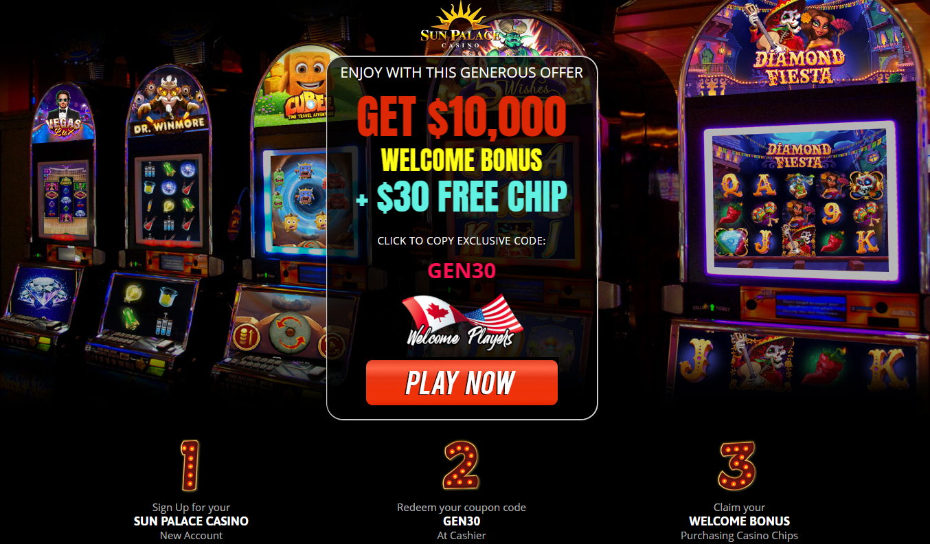 live dealer games at sun palace casino